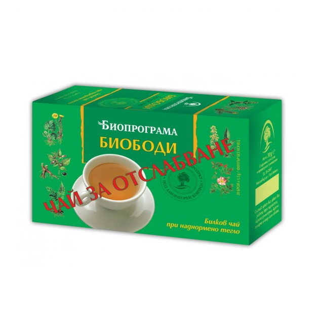 Билков чай за отслабване - филтър