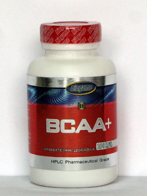 BCAA+ 100 капсули - Биогейм