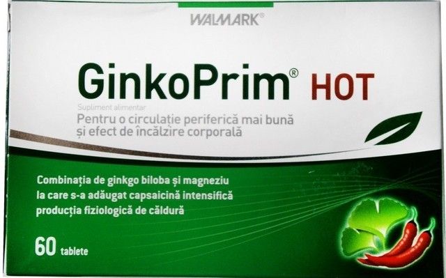 ГинкоПрим Хот х 60 таблетки + 20 подарък - Валмарк