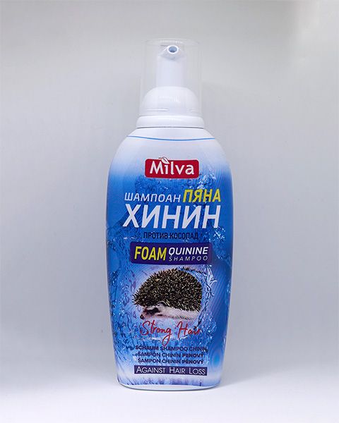 Милва- Шампоан (пяна) с хинин - 200мл.