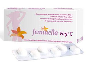 Феминела Ваги С вагинални таблетки 250мг x 6 бр.