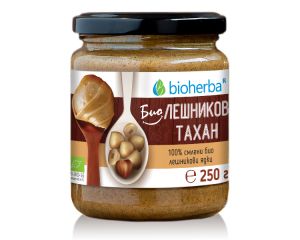 Биохерба - Био лешников тахан 100% смлени био лешникови ядки х 250 гр.