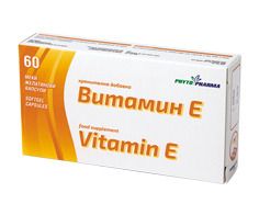 Витамин Е капс. 100IU х 60 Фитофарма
