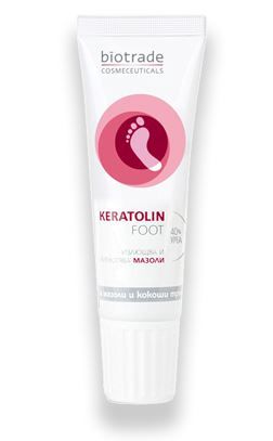 Кератолин Фут 40% уреа гел за удебелена кожа и нокти х 15 мл.