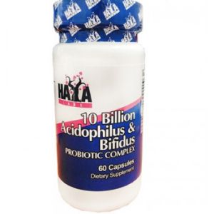Хая лабс 10 Billion Acidophilus & Bifidus - Пробиотичен комплекс х 30 капс.