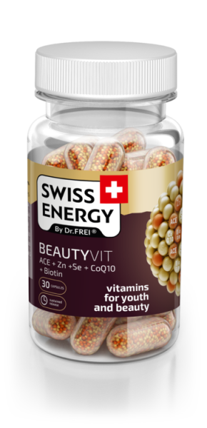 Витамини за кожата BeautyVit Swiss Energy x 30 капсули