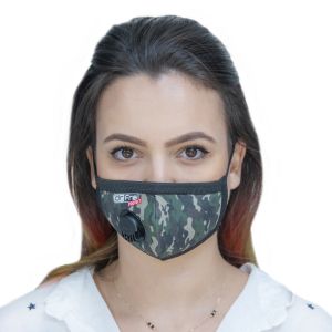 Защитна маска с клапан Dr. Frei - подсилена със сребърни йони - FFP2 защита