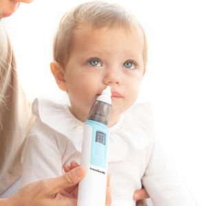 Аспиратор за нос за бебета и деца InnovaGoods, Акумулаторен, 3,7 x 19,4 x 4,5 см.