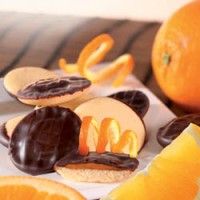 Бисквити, шоколадови с портокалов пълнеж, БЕЗ глутен - 100 гр.