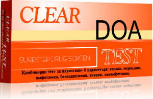 Clear - Комбиниран тест за наркотици - DOA с 6 параметъра - панел